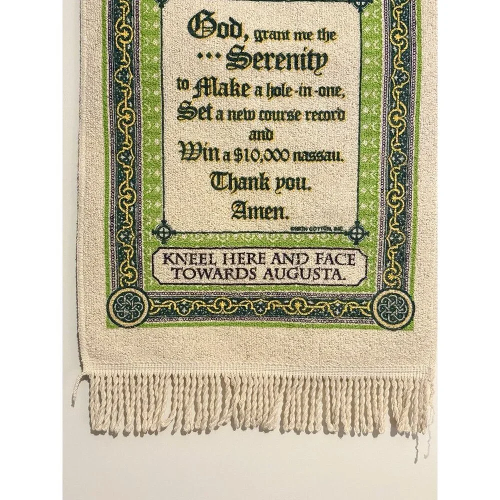 Golfer's Prayer Rug 19